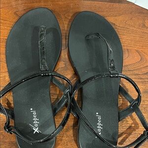 Xappeal Women's Black Sandals